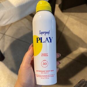 Supergoop! PLAY Sunny Citrus SPF 50 Antioxidant Body M1st- White & Yellow
